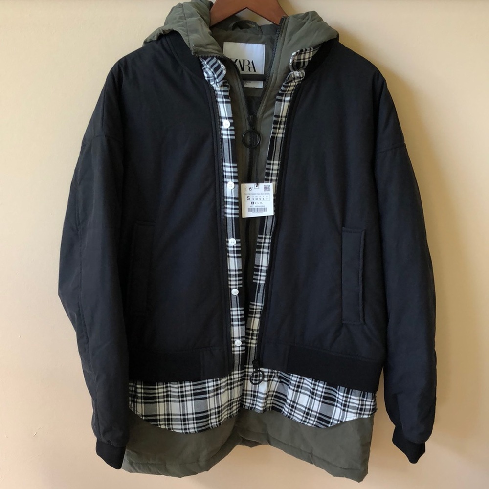 NWT Zara shirt/jacket combo coat